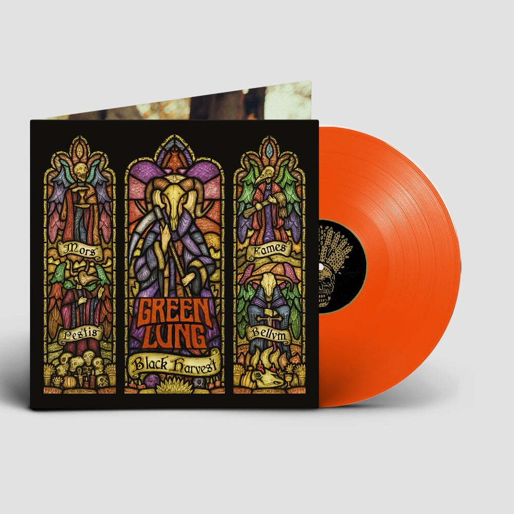 the album cover for Green Lung - Black Harvest