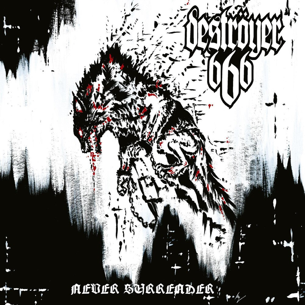 the album cover for Destroyer 666 - Never Surrender