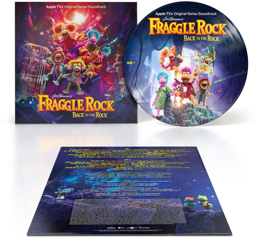 the album cover for Fraggle Rock - Fraggle Rock Back To The Rock [Limited Edition Picture Disc LP Soundtrack]