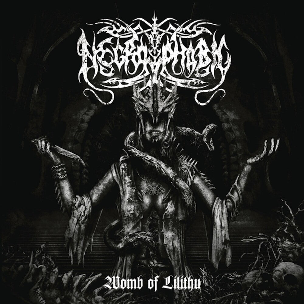 the album cover for Necrophobic - Womb Of Lilithu (Jewl) [Reissue]