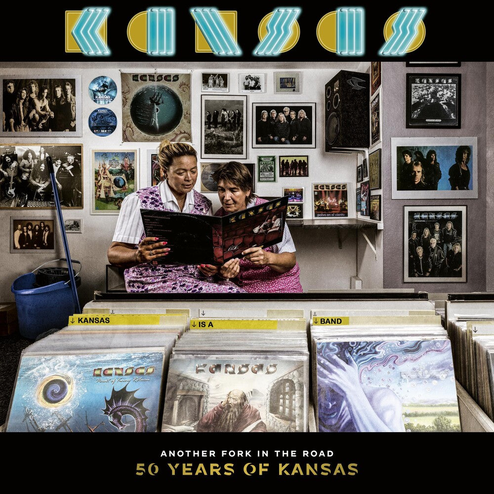 the album cover for Kansas - Another Fork In The Road - 50 Years Of Kansas [3CD]