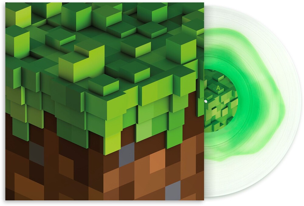 the album cover for C418 (Cvnl) (Grn) - Minecraft Volume Alpha - O.S.T. - Green/Clear