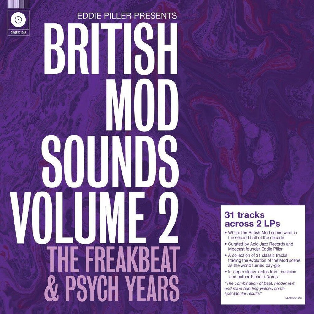 the album cover for Eddie Piller British Mod Sounds 60s V2 / Various - Eddie Piller British Mod Sounds 60s V2 / Various