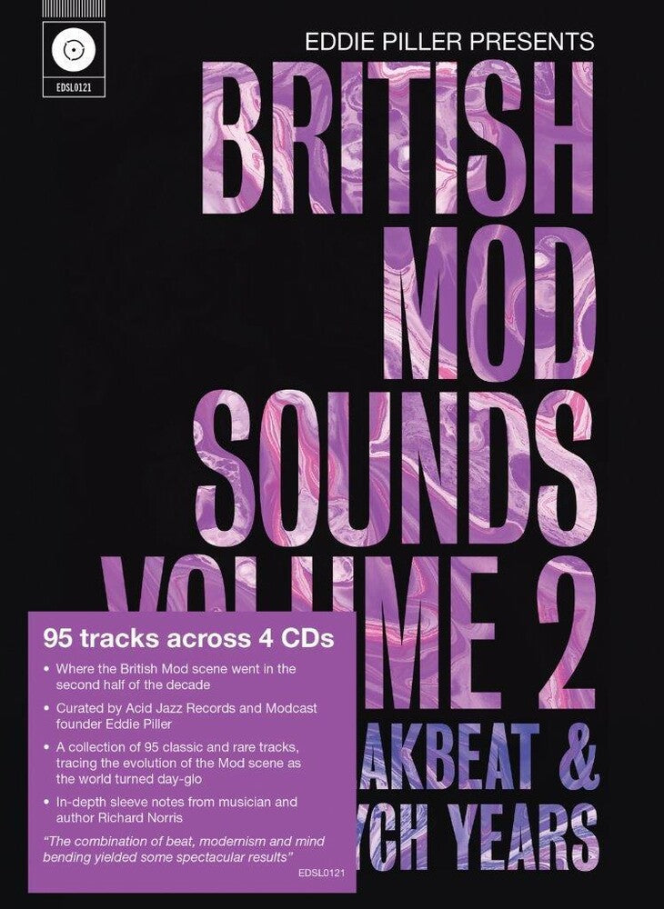 the album cover for Eddie Piller British Mod Sounds 60s V2 / Various - Eddie Piller British Mod Sounds 60s V2 / Various