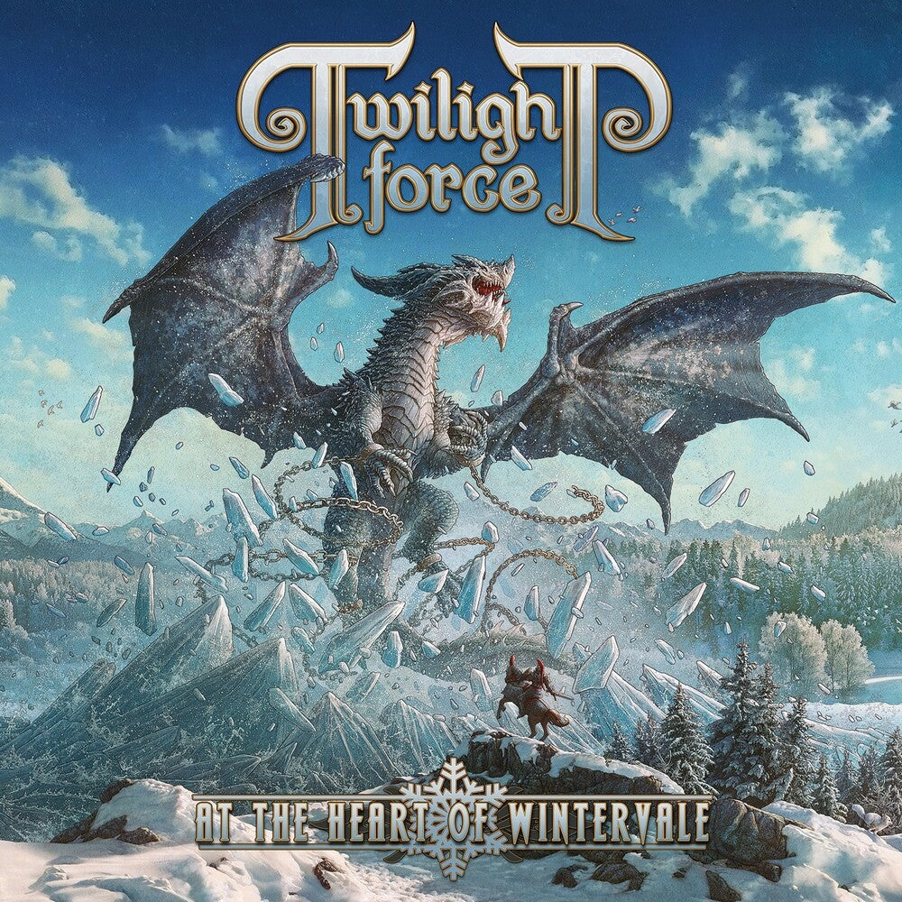 the album cover for Twilight Force - At The Heart Of Wintervale