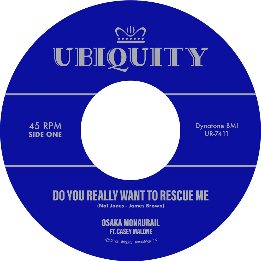 the album cover for Osaka Monaurail / Casey Malone - Do You Really Want To Rescue Me