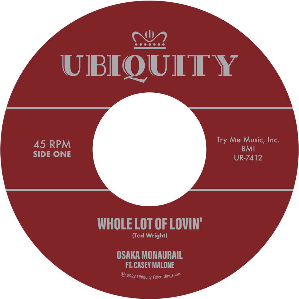 the album cover for Osaka Monaurail / Malone, Casey - Whole Lot Of Lovin'