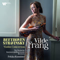 the album cover for Vilde Frang - Beethoven & Stravinsky: Violin Concertos