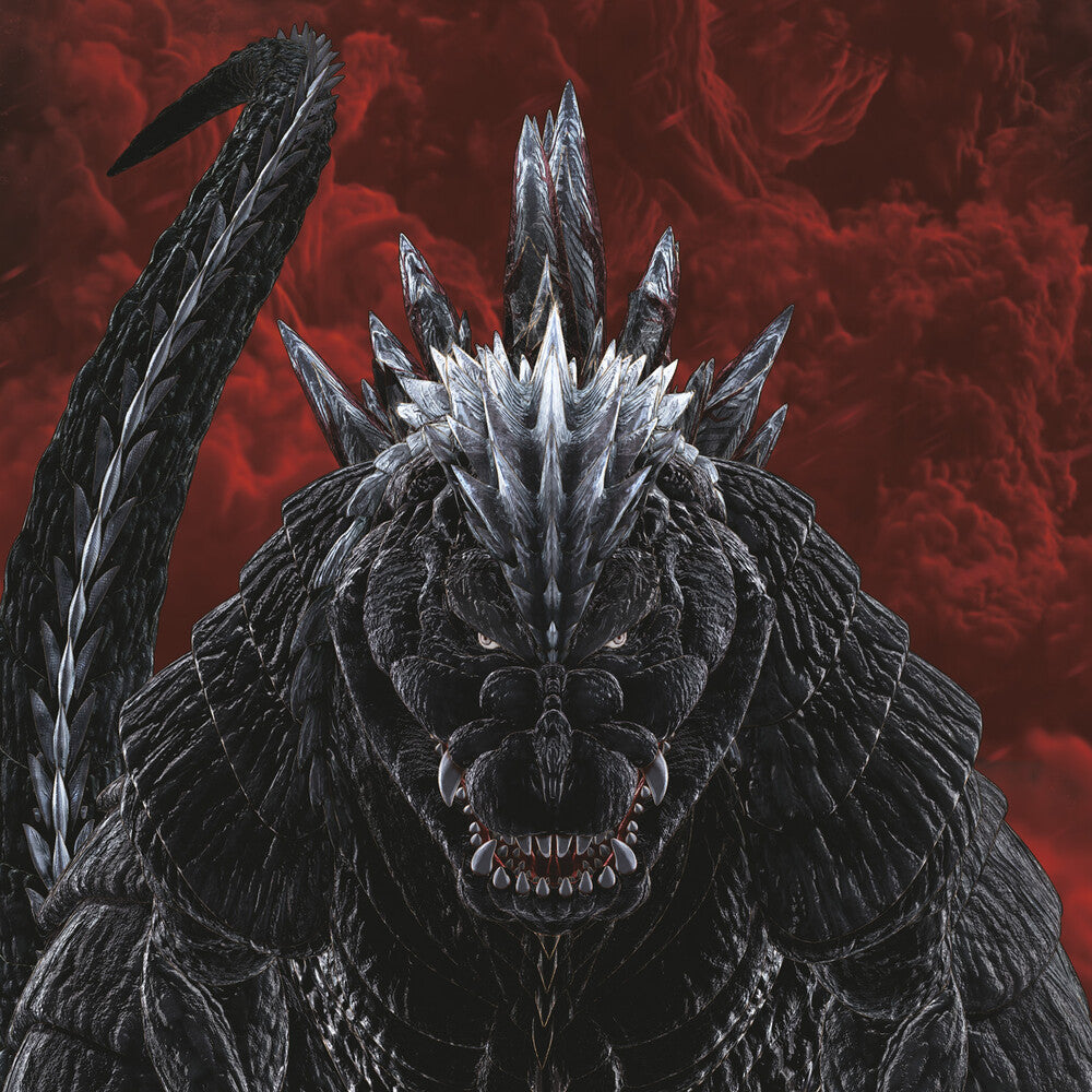 the album cover for Kan Sawada  (Blue) (Colv) (Gate) (Ogv) (Red) (Wht) - Godzilla Singular Point - O.S.T. - Swirl (Blue)