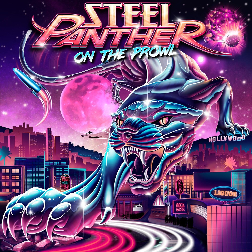 the album cover for Steel Panther - On The Prowl [LP]