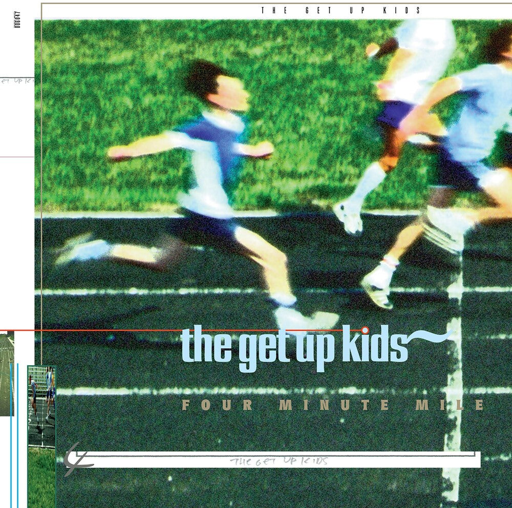 the album cover for The Get Up Kids - Four Minute Mile [Indie Exclusive Limited Edition Bone LP]