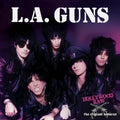 the album cover for L.A. Guns - Hollywood Raw - Original Sessions - Purple/Black
