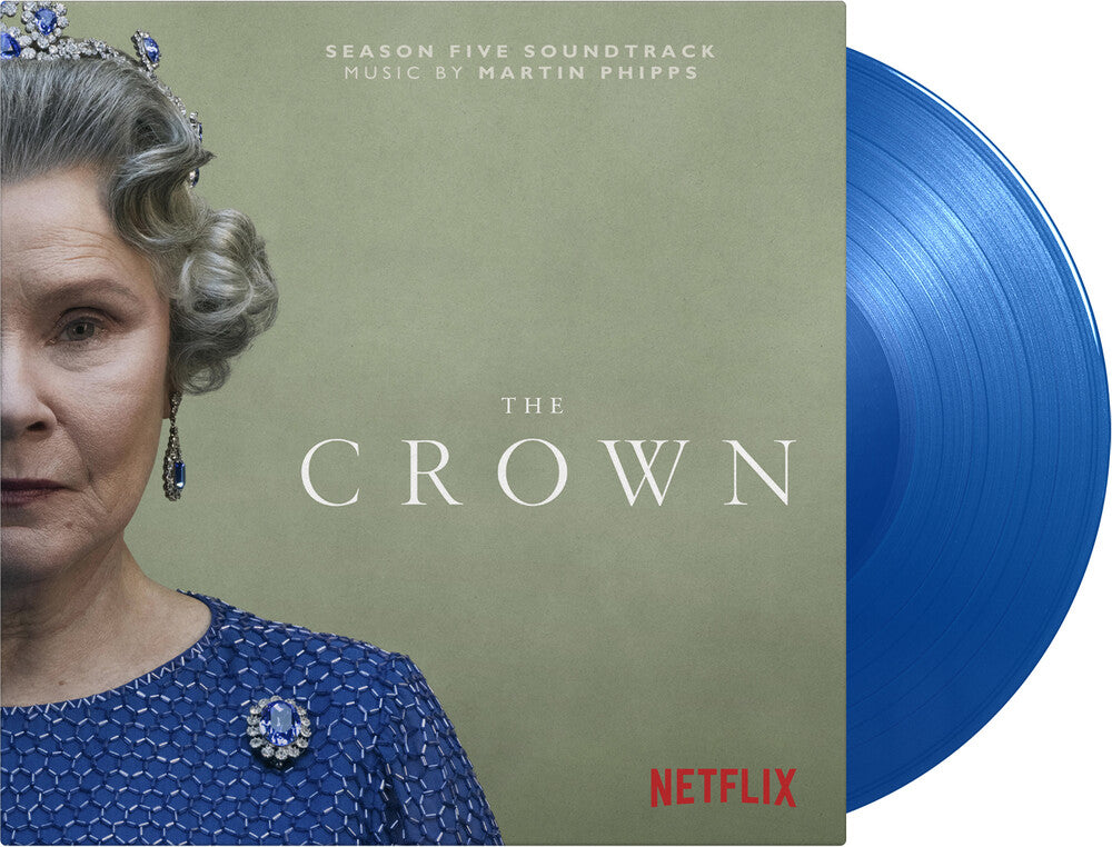 the album cover for Martin Phipps  (Blue) (Colv) (Ltd) (Ogv) - Crown: Season 5 (Blue) [Colored Vinyl] [Limited Edition] [180 Gram]