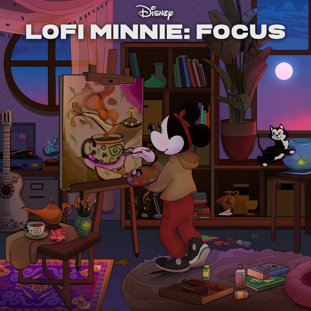 the album cover for Lofi Minnie: Focus / Var (Colv) (Purp) - Lofi Minnie: Focus / Var [Colored Vinyl] (Purp)