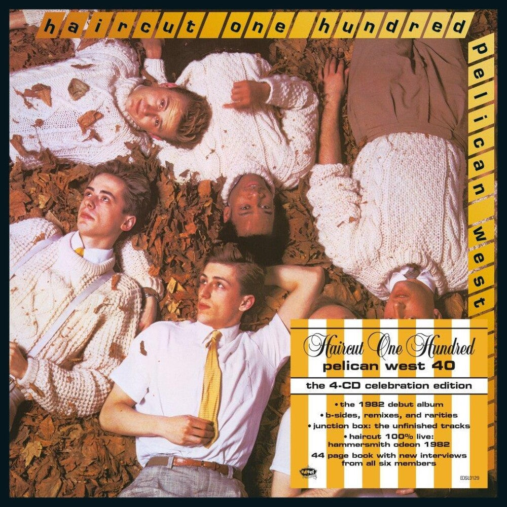 the album cover for Haircut 100 - Pelican West 40 (Box) (Uk)