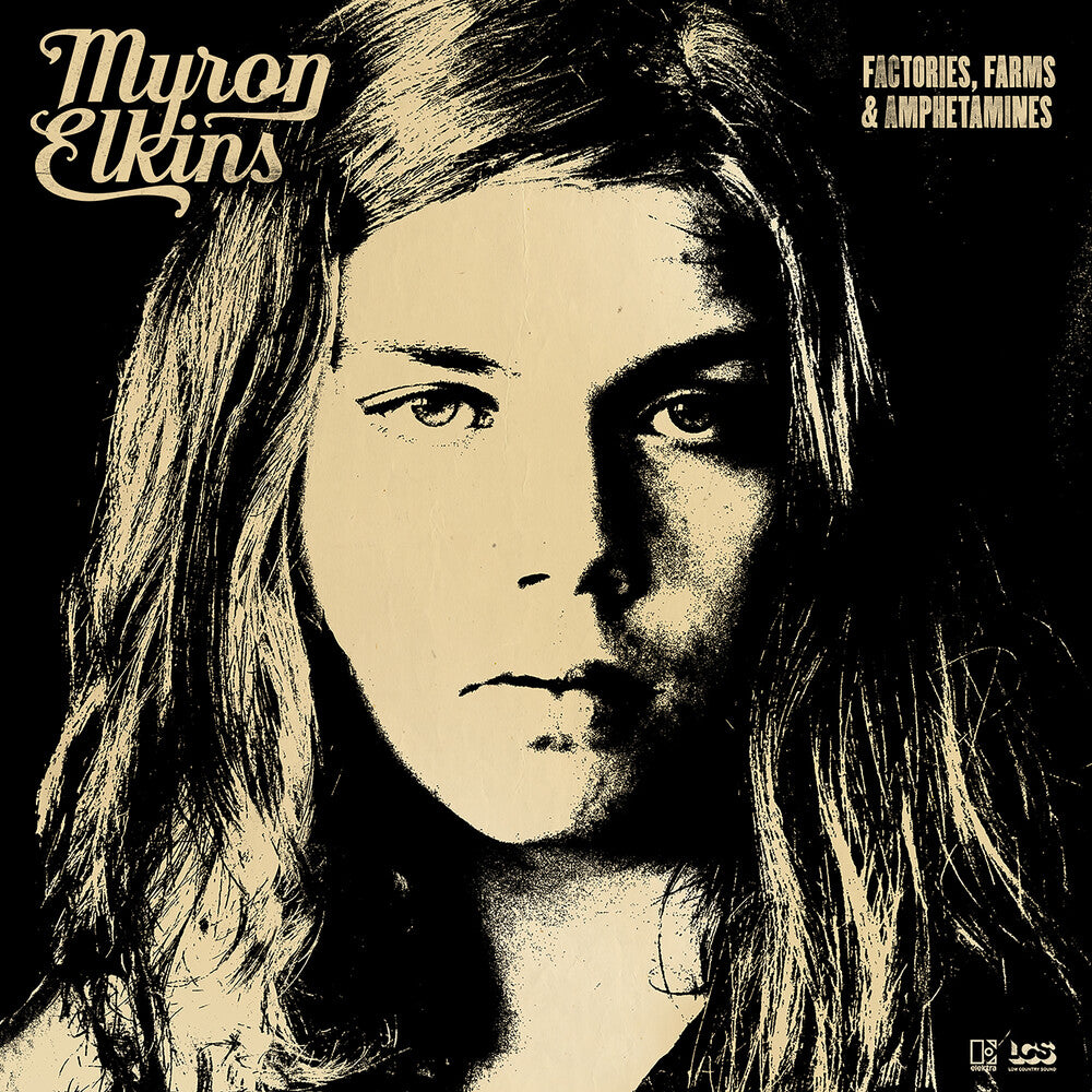 the album cover for Myron Elkins - Factories Farms & Amphetamines