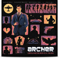 the album cover for Archer - O.S.T. (Colv) (Red) - Archer - O.S.T. [Colored Vinyl] (Red)
