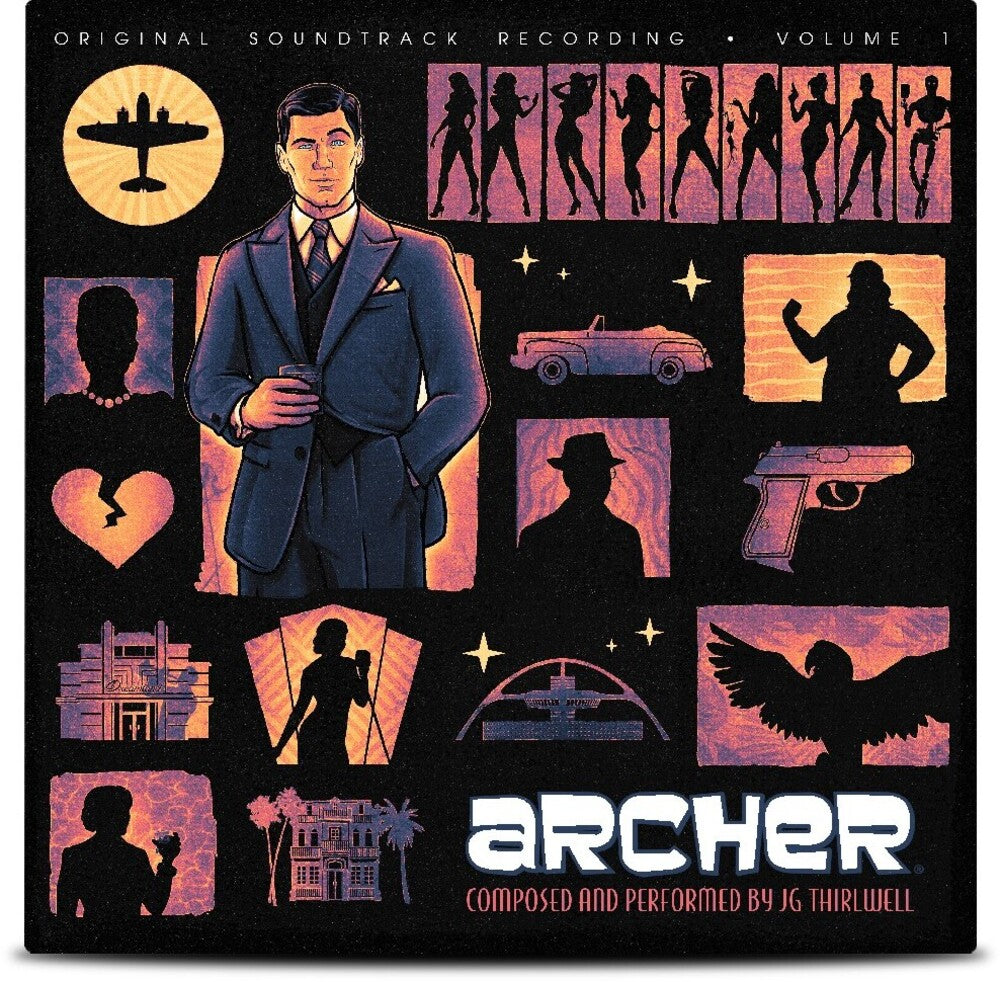 the album cover for Archer - O.S.T. (Colv) (Red) - Archer - O.S.T. [Colored Vinyl] (Red)