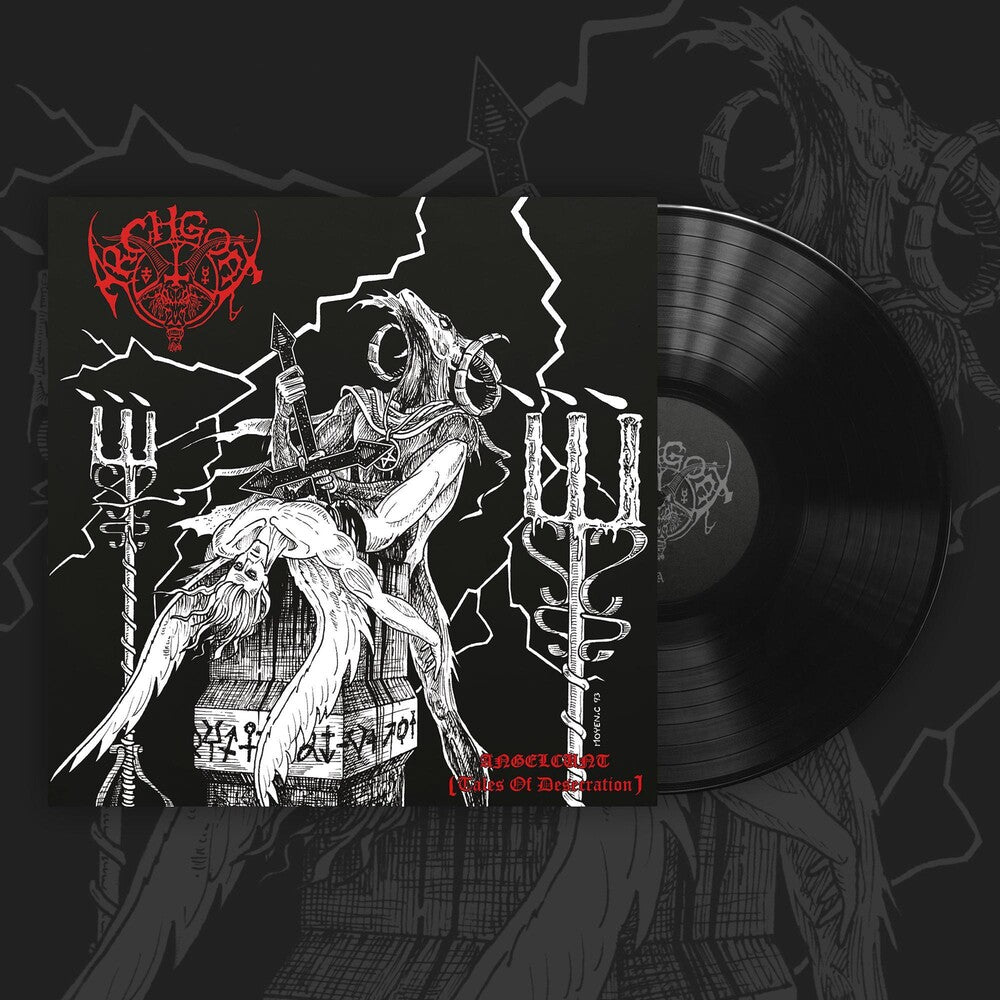 the album cover for Archgoat - Angelcunt (Tales Of Desecration)