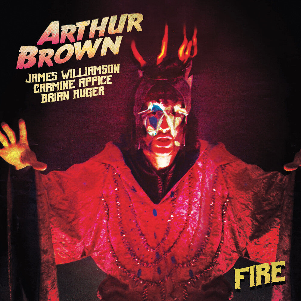 the album cover for Arthur Brown - Fire