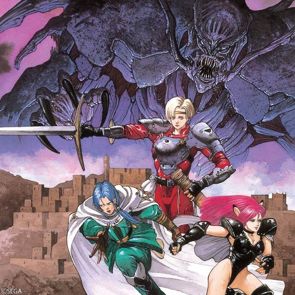 the album cover for Izuho Takeuchi  (Cvnl) - Phantasy Star Iv - O.S.T. [Clear Vinyl]
