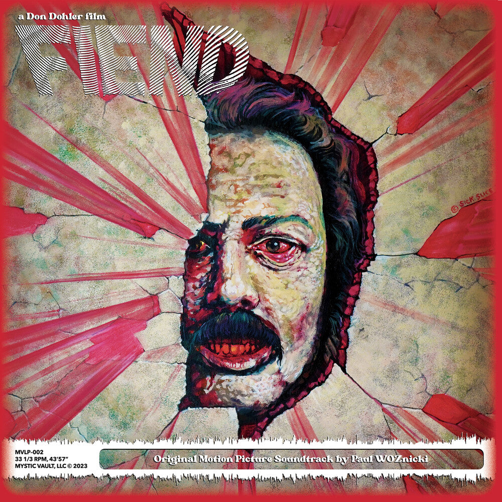 the album cover for Paul Woznicki  (Blk) (Red) - Fiend - O.S.T. (Blk) (Red)
