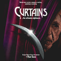 the album cover for Paul Zaza - Curtains - O.S.T. [Clear Vinyl] (Red)