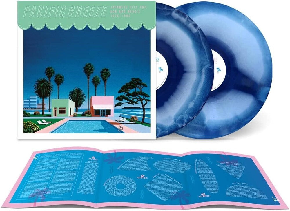 the album cover for Pacific Breeze: Japanese City Pop / Various (Blue) - Pacific Breeze: Japanese City Pop / Various (Blue)