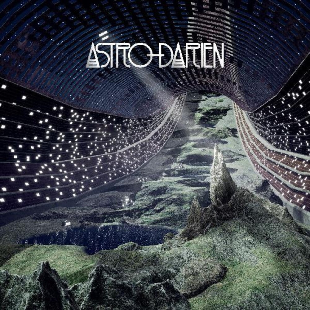the album cover for Kode9 - Astro-Darien - Green Colored 10-Inch Vinyl