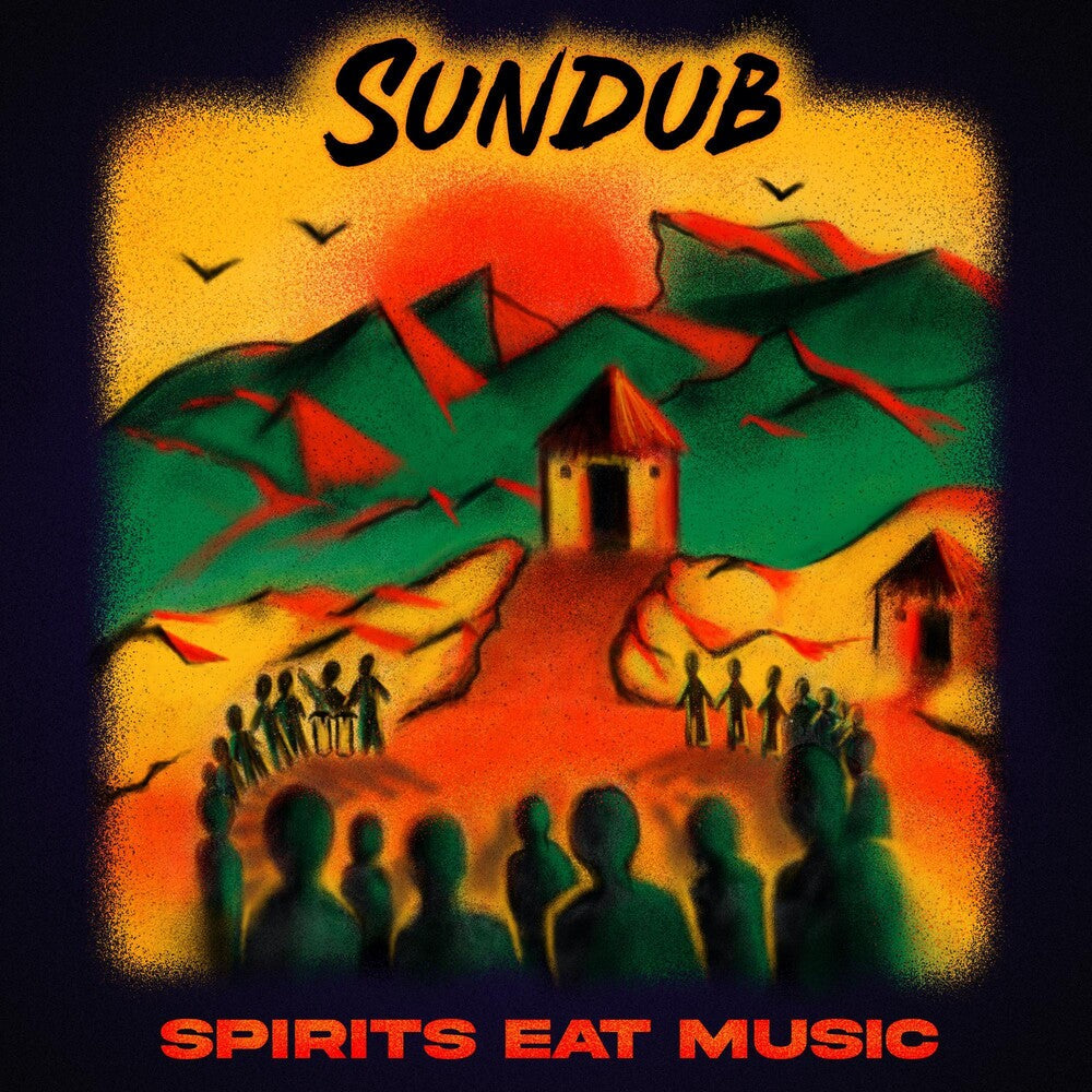 the album cover for SunDub - Spirits Eat Music