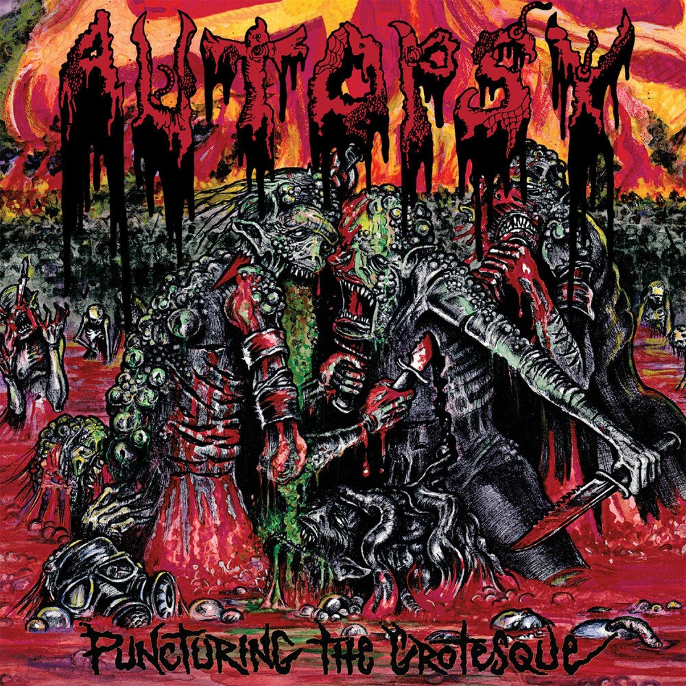 the album cover for Autopsy - Puncturing The Grotesque