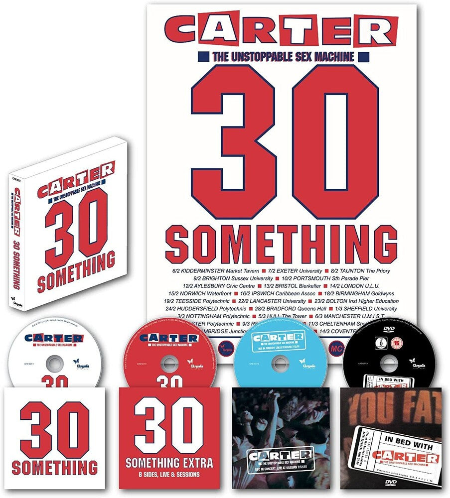 the album cover for Carter The Unstoppable Sex Machine - 30 Something - Deluxe Version (W/Dvd) [Deluxe]