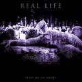 the album cover for Real Life - Send Me An Angel - Purple/Silver Splatter [Colored Vinyl]