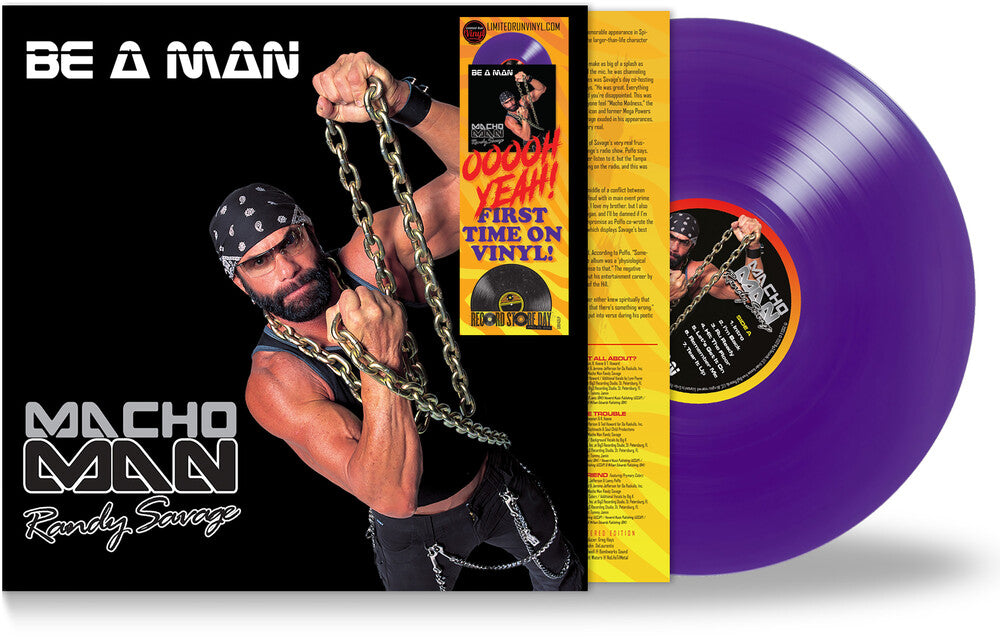 the album cover for Macho Man Randy Savage - Be A Man [RSD 2023] []