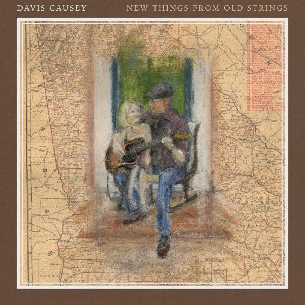 the album cover for Davis Causey - New Things From Old Strings (Stic)