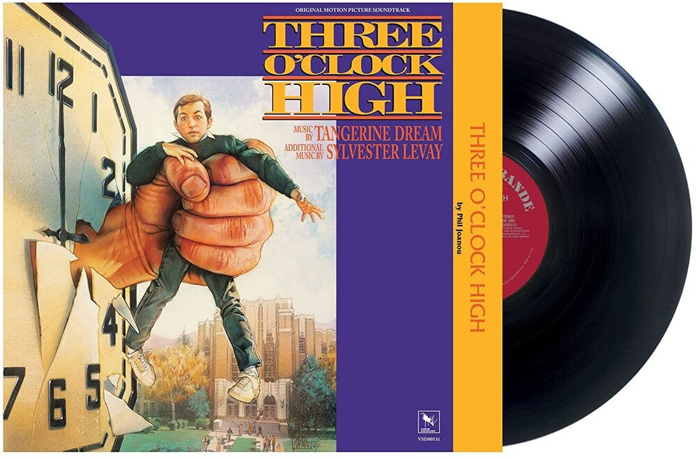 the album cover for Tangerine Dream - Three O'Clock High - Original Motion Picture Soundtrack