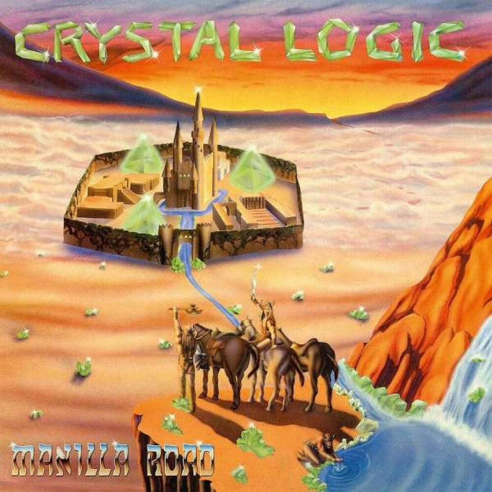 the album cover for Manilla Road - Crystal Logic