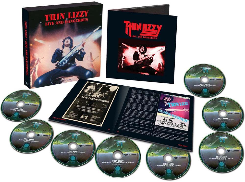 the album cover for Thin Lizzy - Live & Dangerous (Box) (Uk)