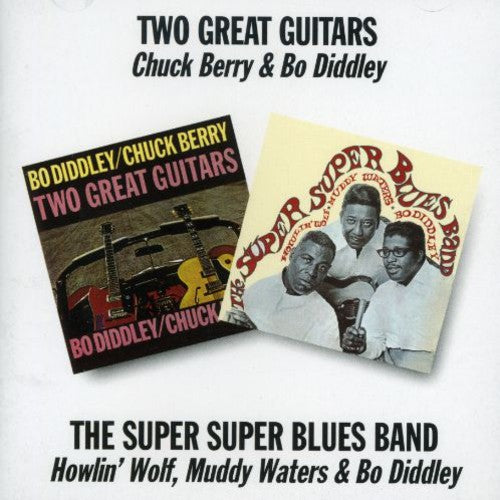 the album cover for Chuck Berry - Two Great Guitars/Super Super Blues Band [Import]