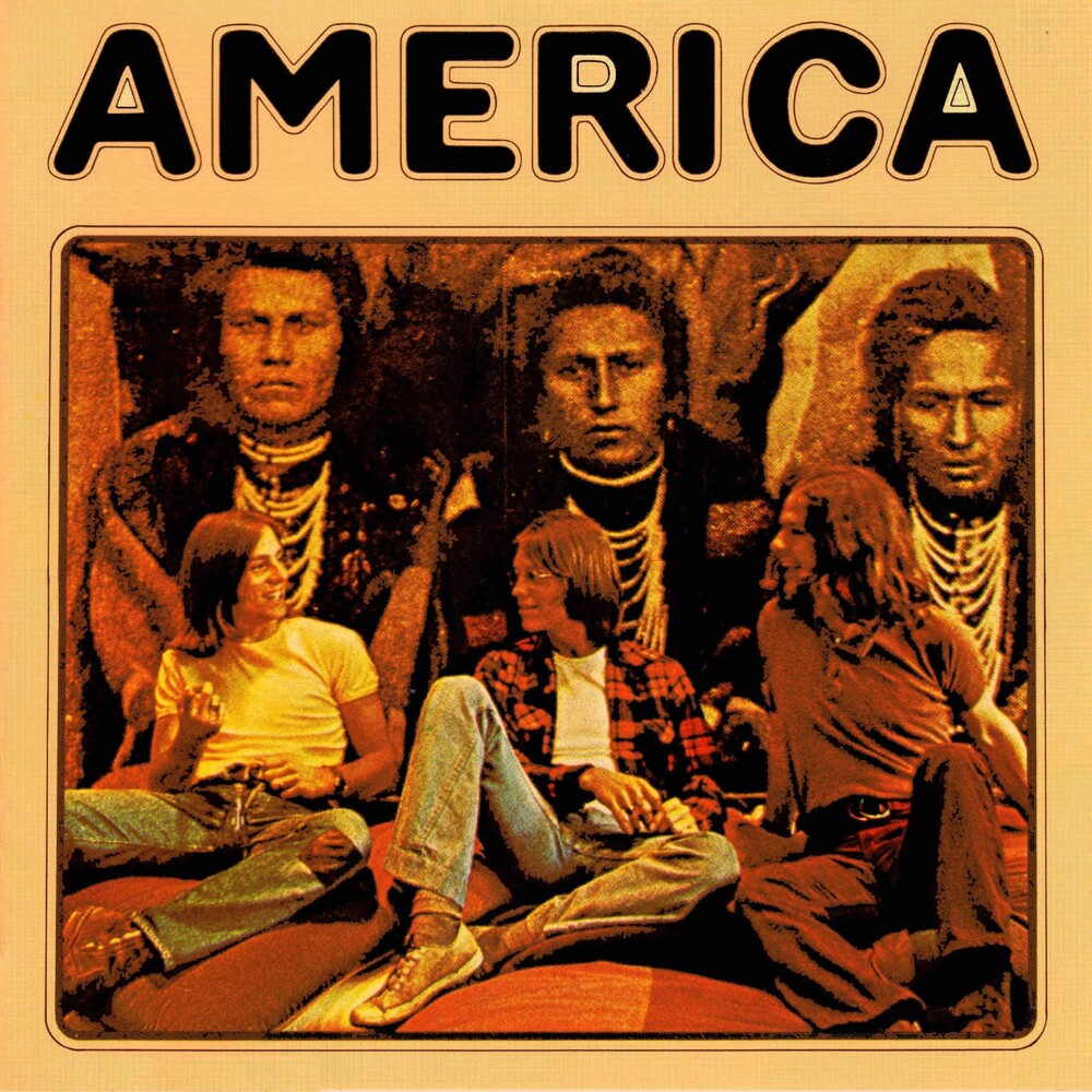 the album cover for America - America [Clear Vinyl] (Gol) [Limited Edition] (Aniv)