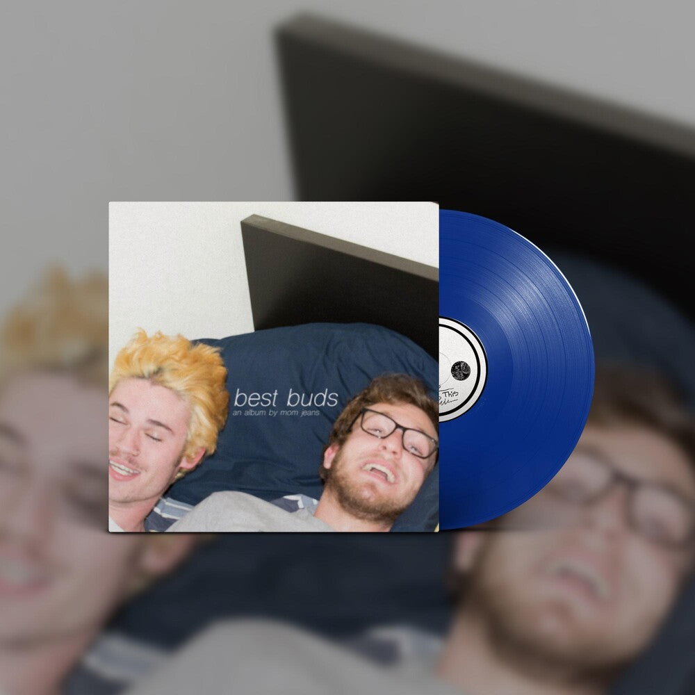 the album cover for Mom Jeans. - Best Buds [Limited Edition Blue LP]