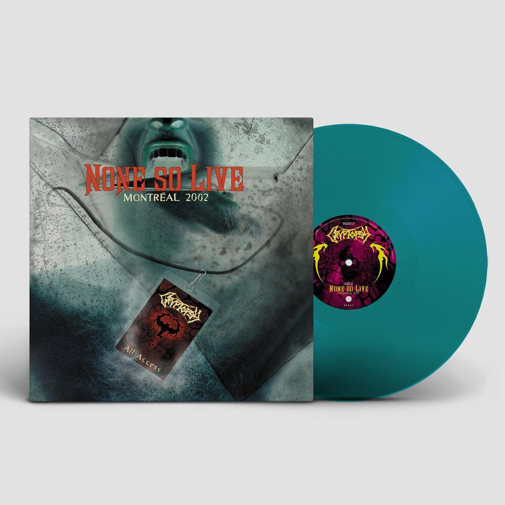 the album cover for Cryptopsy - None So Live (Blue) [Colored Vinyl]