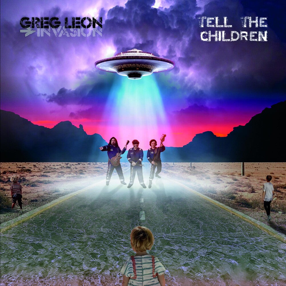 the album cover for Greg Leon Invasion - Tell The Children