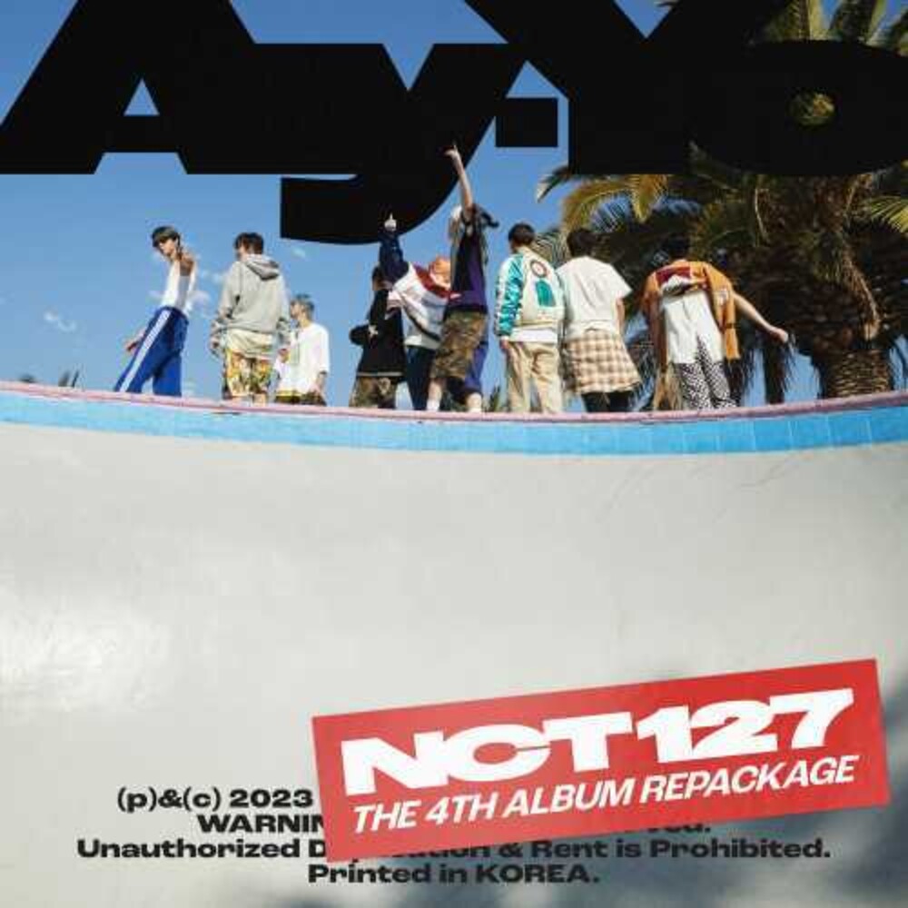 the album cover for NCT 127 - The 4th Album Repackage 'Ay-Yo' [A Ver.]