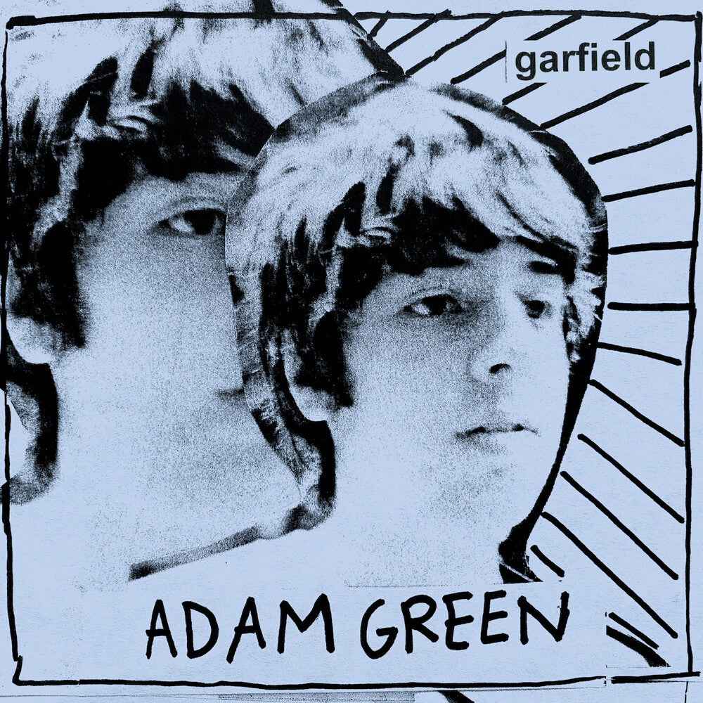 the album cover for Adam Green - Garfield - Blue (Blue) (Bonv) [Colored Vinyl] [Deluxe] (Gate)