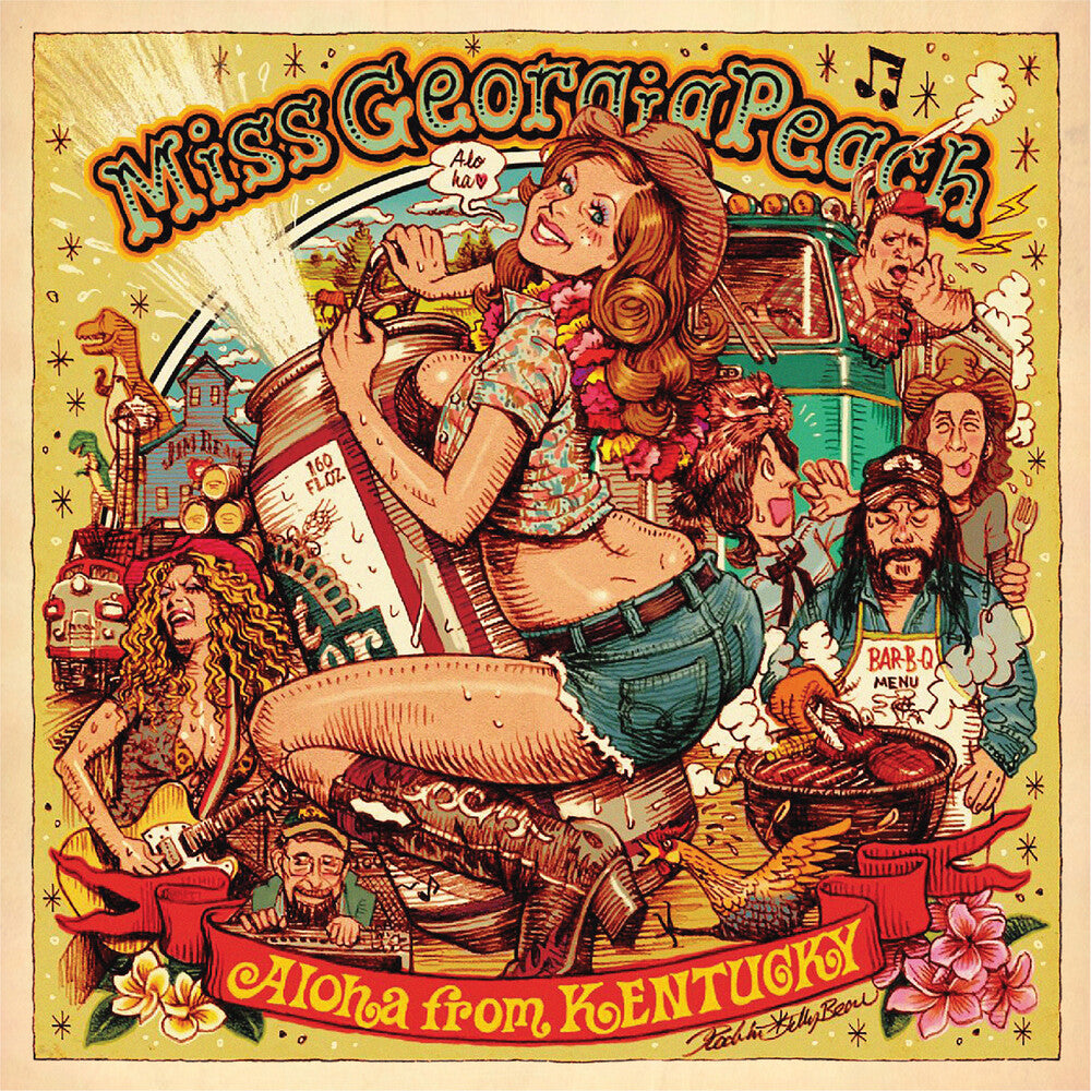 the album cover for Miss Georgia Peach - Aloha From Kentucky