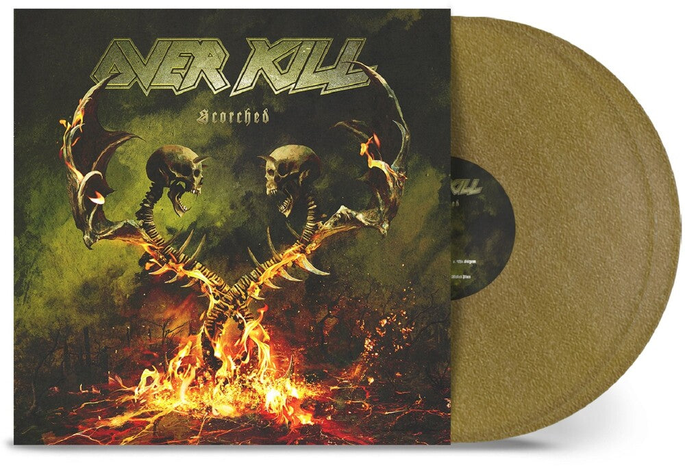the album cover for Overkill - Scorched [Aztec Gold 2LP]
