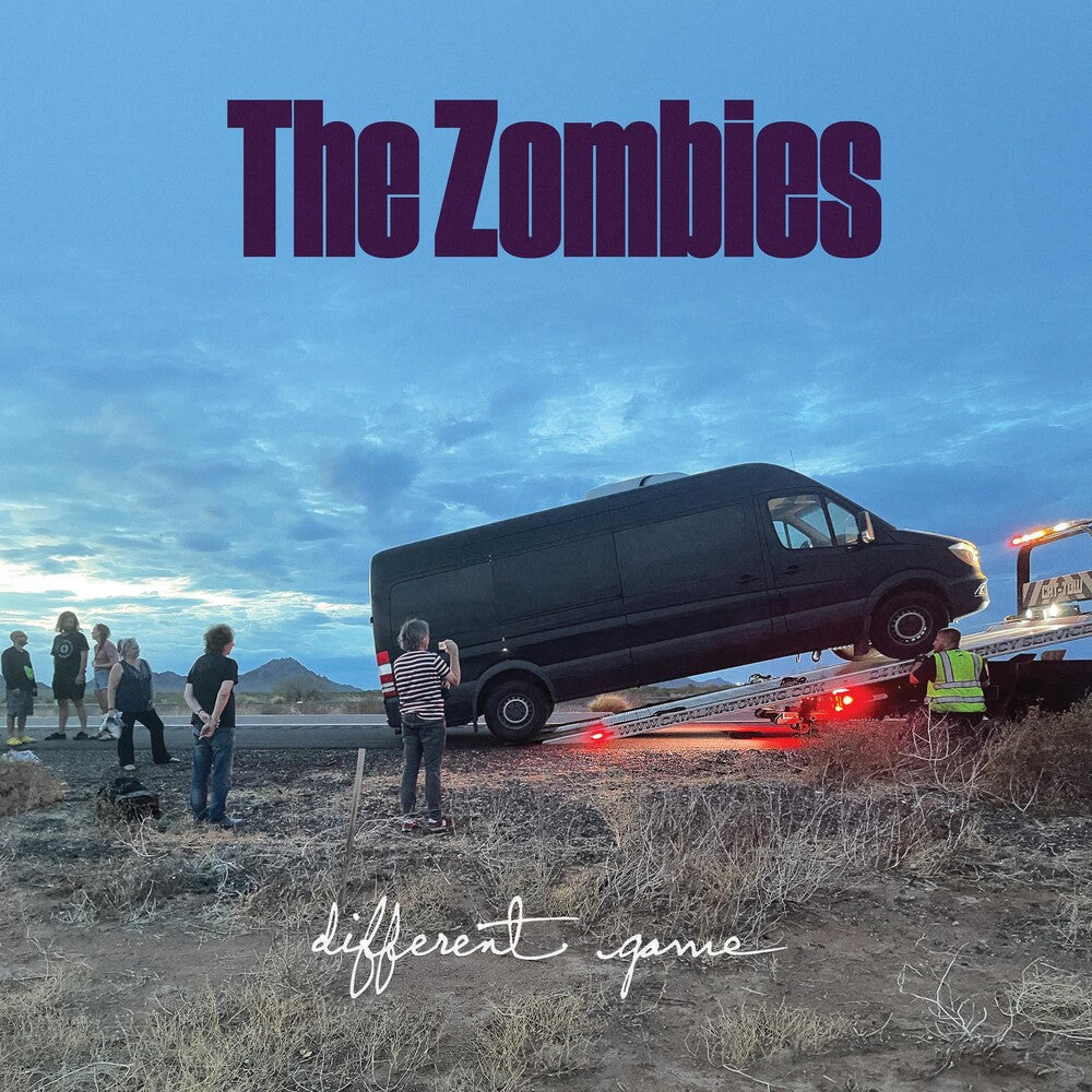 the album cover for The Zombies - Different Game [Indie Exclusive Limited Edition Cyan Blue LP]