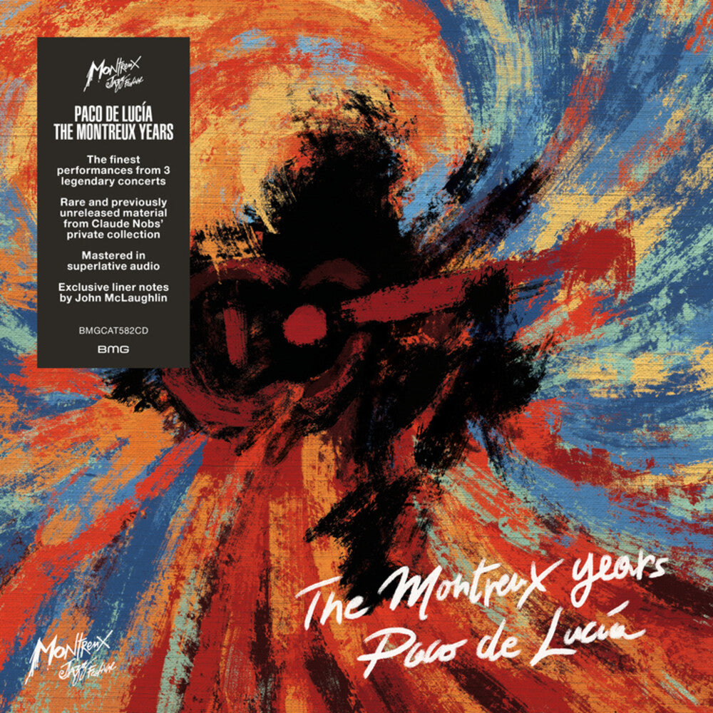 the album cover for Paco De Lucia - Paco de Lucia: The Montreux Years