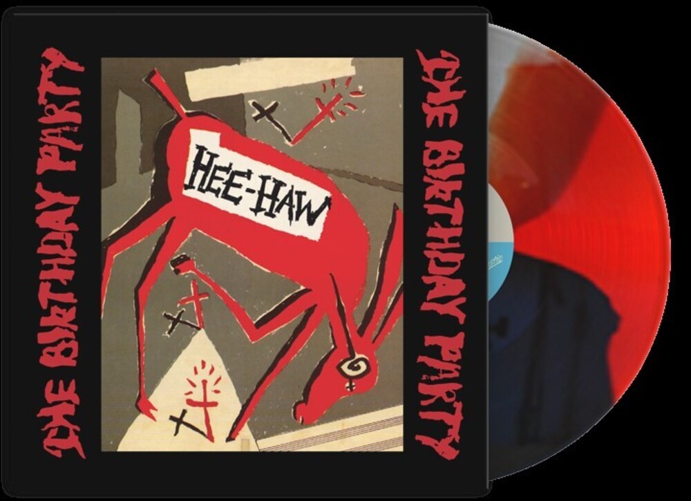 the album cover for Birthday Party - Hee-Haw - Red Black & White (Blk) (Ofgv) (Red)